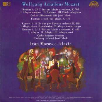 2LP Ivan Moravec: Wolfgang Amadeus Mozart - Koncert Č. 25 C dur · Fantazie c moll · Koncert Č. 14 Es dur · Koncert Č. 23 A dur (2xLP)