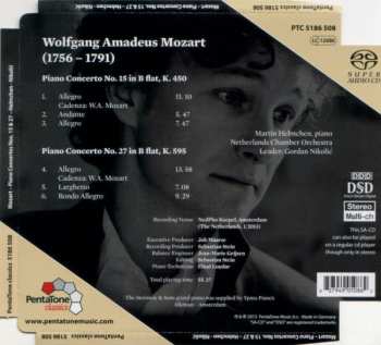 SACD Wolfgang Amadeus Mozart: Piano Concertos No. 15 & 27
