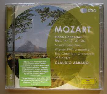 2CD Wolfgang Amadeus Mozart: Piano Concertos Nos. 14 • 17 • 21 • 26.