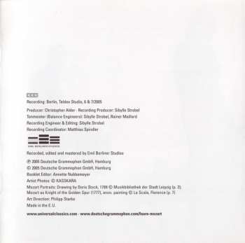CD Wolfgang Amadeus Mozart: Piano Quartets