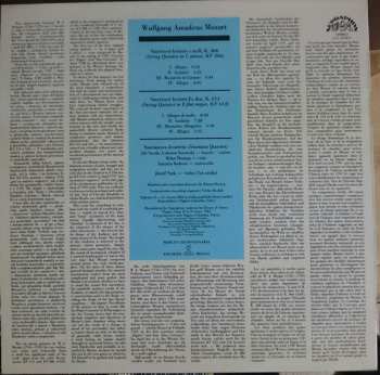 LP Wolfgang Amadeus Mozart: Quintets In C Minor, KV406 (516b) & In E-Flat Major, KV614