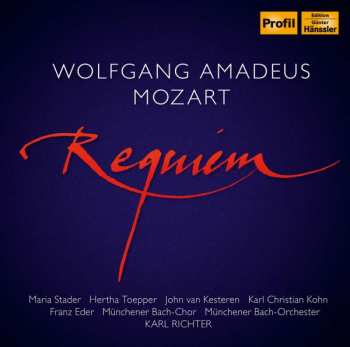 CD Wolfgang Amadeus Mozart: Requiem En Re Menor, KV. 626