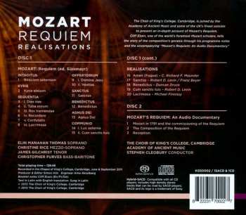 CD/SACD Wolfgang Amadeus Mozart: Requiem - Realisations
