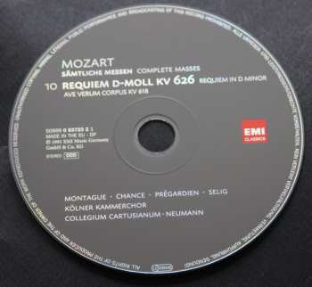 10CD/Doos Wolfgang Amadeus Mozart: Sämtliche Messen