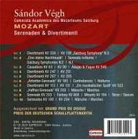 10CD/Doos Wolfgang Amadeus Mozart: Serenaden & Divertimenti