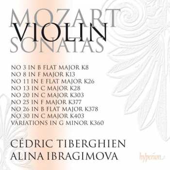 2CD Wolfgang Amadeus Mozart: Violin Sonatas K8, 13, 26, 28, 303, 360, 377, 378, 403