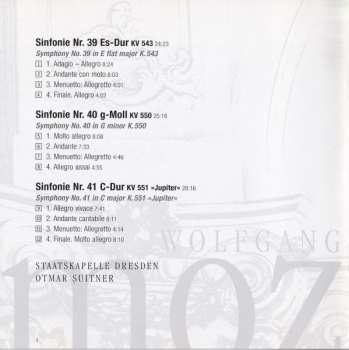 CD Wolfgang Amadeus Mozart: Sinfonien Nr. 39 | 40 | 41 "Jupiter"