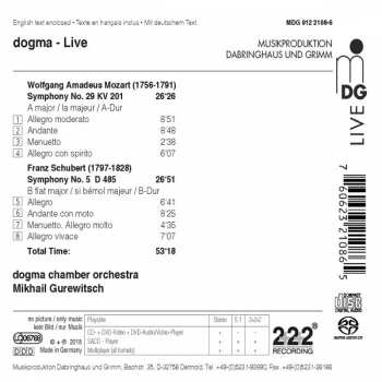 SACD Wolfgang Amadeus Mozart: Symphony KV 201; Symphony No. 5