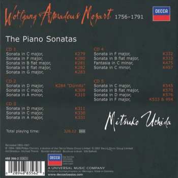 5CD/Doos Wolfgang Amadeus Mozart: The Piano Sonatas