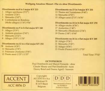 CD Wolfgang Amadeus Mozart: «The Divertimenti» Vol.I