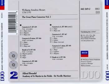 2CD Wolfgang Amadeus Mozart: The Great Piano Concertos Vol. 1