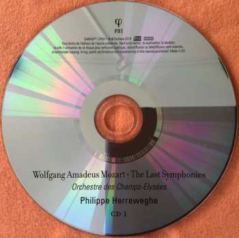 2CD Wolfgang Amadeus Mozart: The Last Symphonies