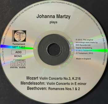 CD Ludwig van Beethoven: Violin Concerto, Op.64 / Violin Concerto No. 3/ Two Romances