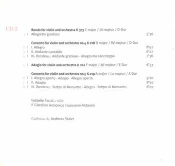 2CD Wolfgang Amadeus Mozart: Violin Concertos