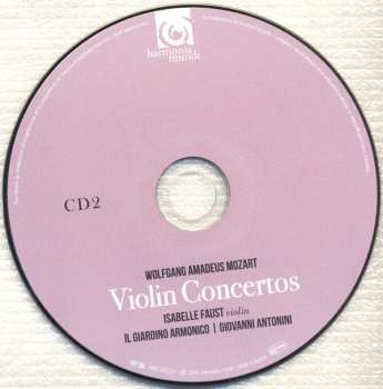 2CD Wolfgang Amadeus Mozart: Violin Concertos