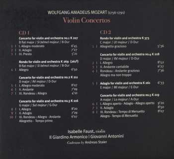2CD Wolfgang Amadeus Mozart: Violin Concertos