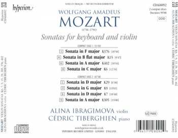 CD Wolfgang Amadeus Mozart: Violin Sonatas K6, 7, 9, 15, 29, 305, 376, 402