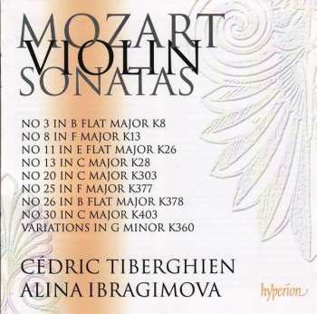 Album Wolfgang Amadeus Mozart: Violin Sonatas K8, 13, 26, 28, 303, 360, 377, 378, 403