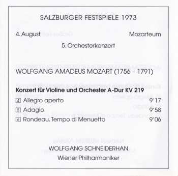 2CD/Doos Arthur Grumiaux: Violinkonzert A-Dur KV 219