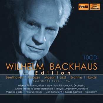 10CD Wolfgang Amadeus Mozart: Wilhelm Backhaus Edition - Recordings 1908-1961