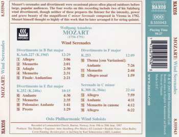 CD Wolfgang Amadeus Mozart: Wind Serenades