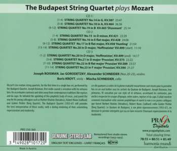 3CD Wolfgang Amadeus Mozart: The Late String Quartets No. 14-23