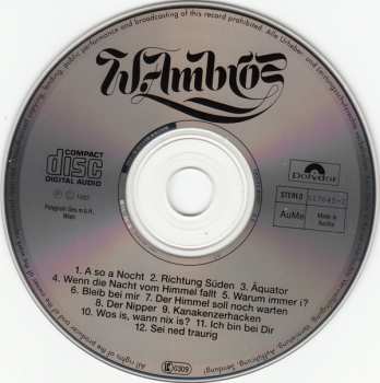 CD Wolfgang Ambros: Äquator