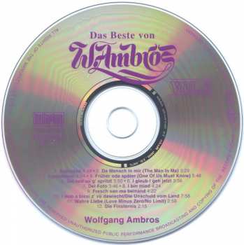 3CD/Doos Wolfgang Ambros: Das Beste Von W. Ambros Vol. 1-3