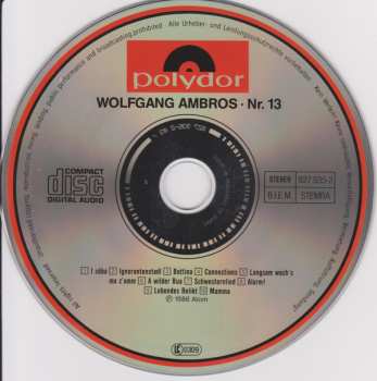 CD Wolfgang Ambros: No.13