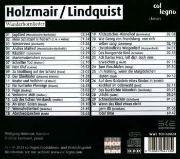 CD Wolfgang Holzmair: Wunderhornlieder  »... Into a Simpler World …«