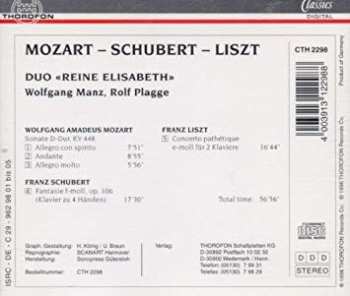 CD Wolfgang Manz: Mozart-Schubert-Liszt