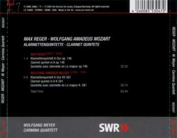 CD Wolfgang Amadeus Mozart: Klarinettenquintette / Clarinet Quintets