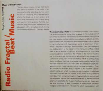 2CD Wolfgang Mitterer: Radio Fractal / Beat Music - Donaueschingen 2002