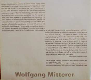 2CD Wolfgang Mitterer: Radio Fractal / Beat Music - Donaueschingen 2002