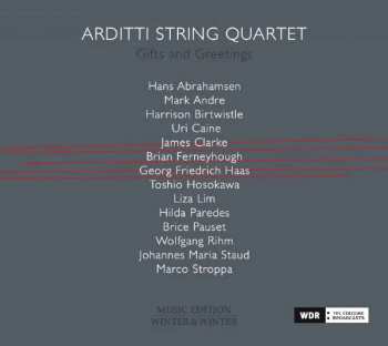 CD Wolfgang Rihm: Arditti Quartet - Gifts And Greetings