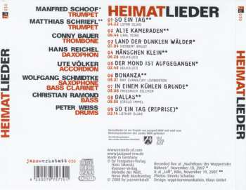 CD Manfred Schoof: Heimatlieder