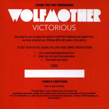 LP Wolfmother: Victorious
