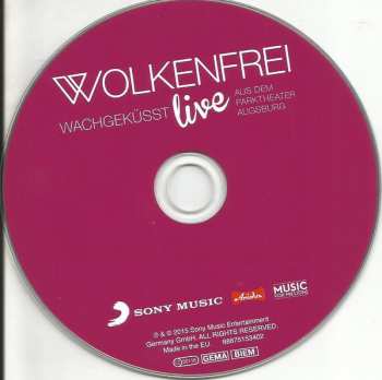 CD Wolkenfrei: Wachgeküsst Live
