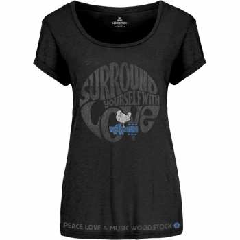 Merch Woodstock: Dames T-shirt Surround Yourself