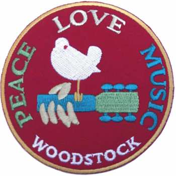 Merch Woodstock: Patch Peace, Love, Music