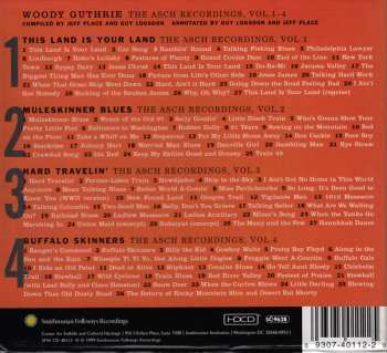 4CD/Doos Woody Guthrie: The Asch Recordings Vols. 1-4