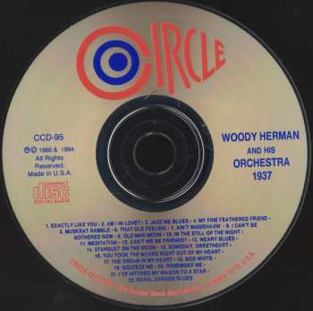 CD Woody Herman And His Orchestra: The Formative Years Of "The Band That Plays The Blues"