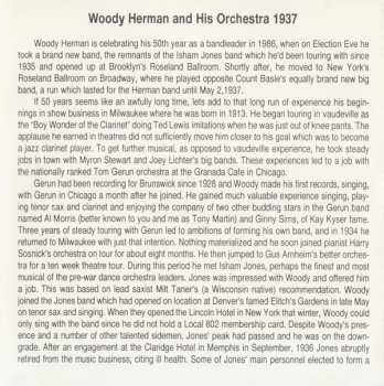 CD Woody Herman And His Orchestra: The Formative Years Of "The Band That Plays The Blues"