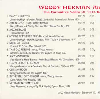 CD Woody Herman And His Orchestra: The Formative Years Of "The Band That Plays The Blues"