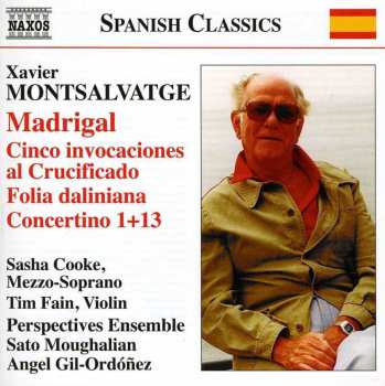 CD Sasha Cooke: Madrigal / Cinco Invocaciones Al Crucificado / Folia Daliniana / Concertino 1+13