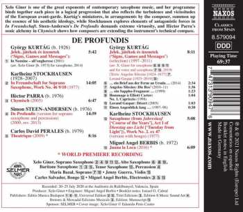 CD Karlheinz Stockhausen: De Profundis