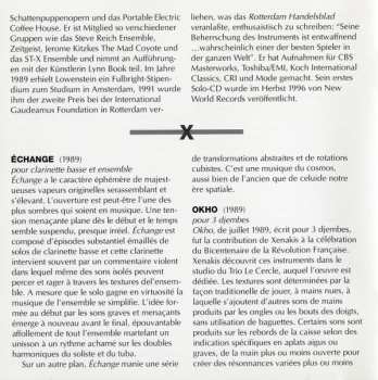 CD Iannis Xenakis: Ensemble Music 2