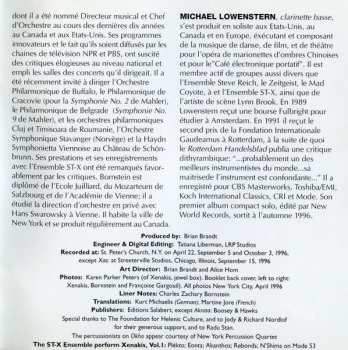 CD Iannis Xenakis: Ensemble Music 2