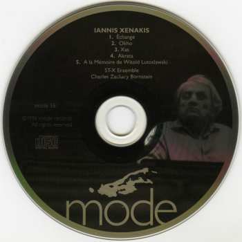 CD Iannis Xenakis: Ensemble Music 2