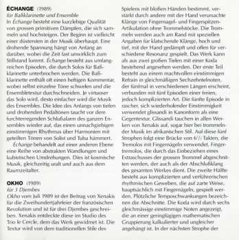 CD Iannis Xenakis: Ensemble Music 2